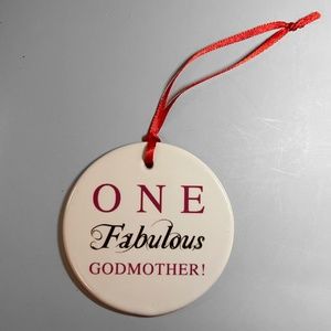 One Fabulous Godmother Ornament